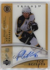 2007-08 Upper Deck Trilogy Ice Scripts Phil Kessel #IS-PK Auto