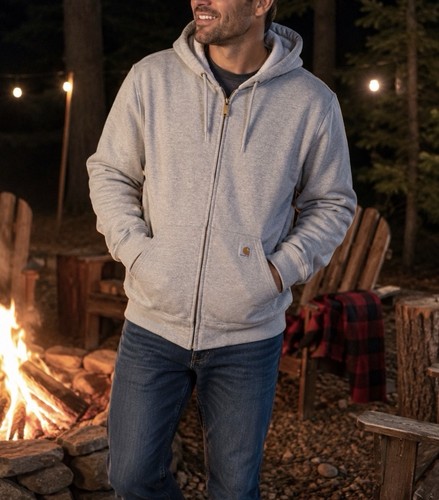 Felpa carhartt uomo grigia - felpa, l