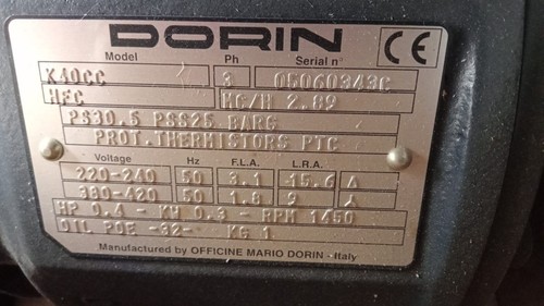 Dorin k40cc 4hp - dorin,
