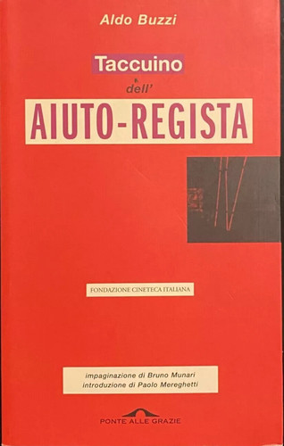 Taccuino dell aiuto regista - taccuino, dell'aiuto-regista