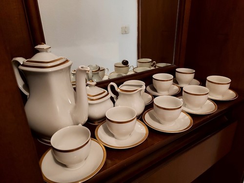 Servizio caffè porcellana - caffè×,