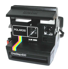 Polaroid Camera Spirit One Step 600 Land Instant Rainbow Stripe -BATTERIA TESTATA-
