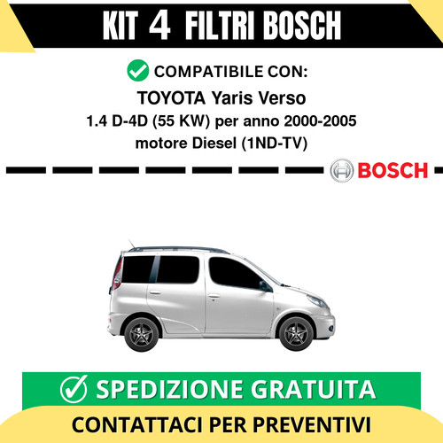 Kit bosch filtri tagliando - bosch, 4