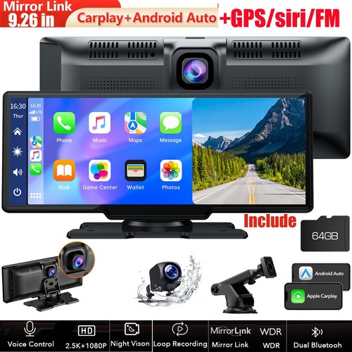 Autoradio dash cam 2 5k - dash, 9,26"