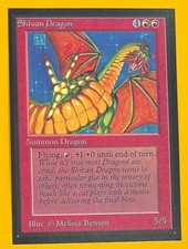 MTG SHIVAN DRAGON Edizione da