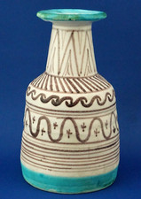 CAS Vietri Vaso ceramica stile GAMBONE 1900 XX Firmato sotto la base