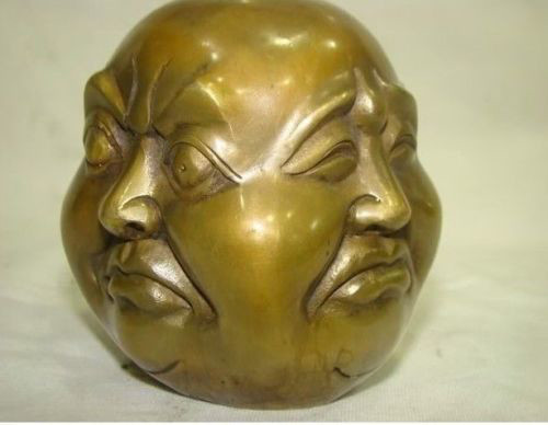 Lucky statua testa buddha - statua,