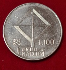 RARA MONETA 100 LIRE 1874 /