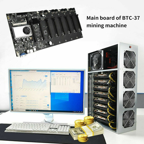 Scheda madre mining con - cpu, e