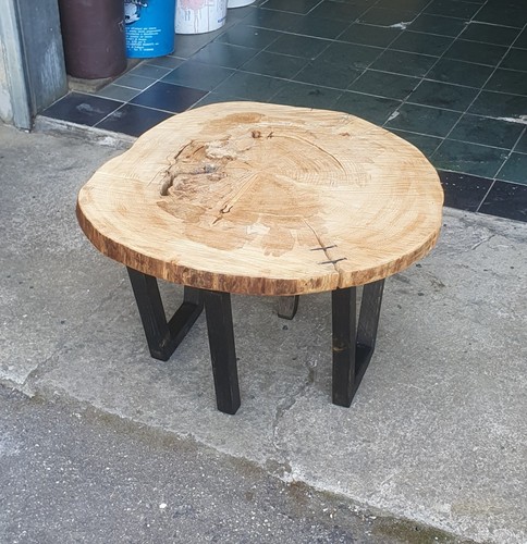 Tavolino legno tronco d70 - legno, h45