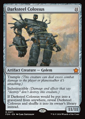 Darksteel colossus sfdn 671 - sfdn-671, nm