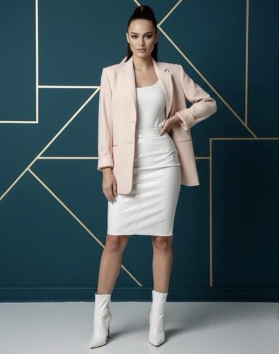 Blazer talbots pura lana rosa - talbots,