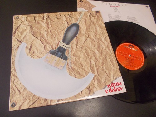 Timoria ritmo dolore lp - ‎"ritmo, dolore"