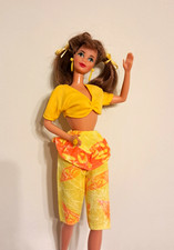 1991 Outfit con pantaloni Barbie Sun Sensation #2931 Mattel-NO DOLL