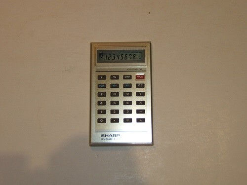 Calcolatrice portatile sharp - calcolatrice,