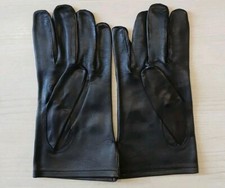 Guanti Uomo Taglia 12 Neri in Vera Pelle Manufatti Artigianale Nuovi 