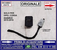 PRESA USB ORIGINALE PER STEREO AUTO RADIO DI SERIE OPEL CORSA E 2015-2019