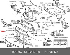 NEW GENUINE Toyota Yaris Front