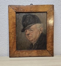 Dipinto olio ritratto di uomo