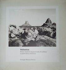 G. Frazzetto e C. Nicosia Vulcanica Simposio scultura su pietra lavica dell'Etna