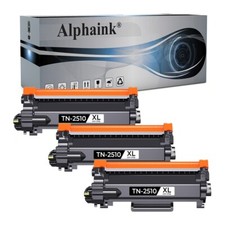 3 TONER TN-2510XL COMPATILE PER BROTHER L2800DW L2827DW L2400DWE L2627DW L2665DW