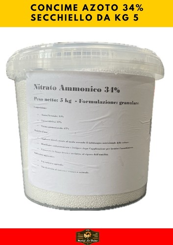 Concime nitrato ammonico - nitrato, 34%