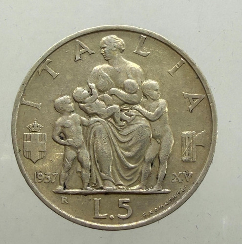 Lire famiglia 1937 vittorio - lire,