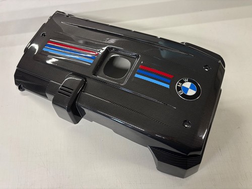 Coperchio motore carbonio bmw - coperchio,