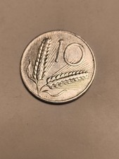 RARA MONETA 10 LIRE 1954 -