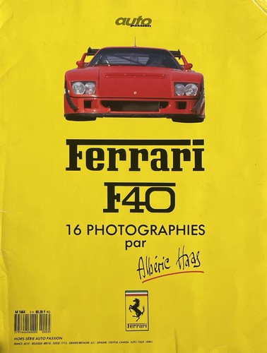 Album fotografico ferrari f40 - ferrari,