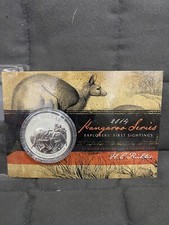 1 Dollaro Argento Australia 1oz 2014 Kangaroo Series In Blister