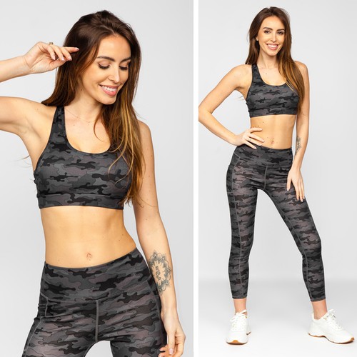 Tuta fitness due pezzi - , leggins