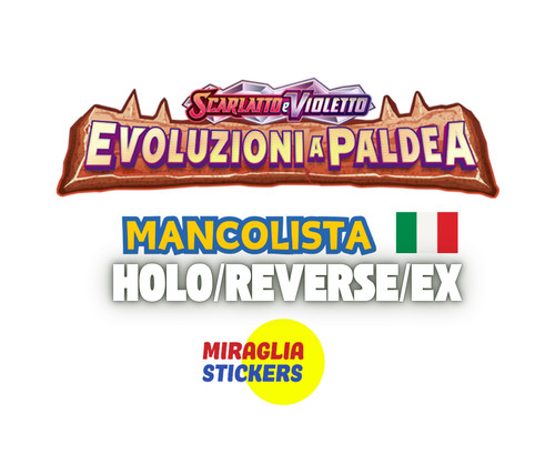 Mancolista evoluzioni paldea - mancolista,