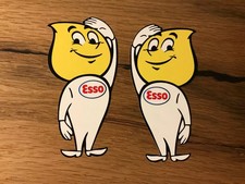 2 adesivi ESSO STP vintage