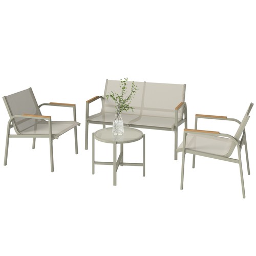 Outsunny set divano esterno - outsunny,