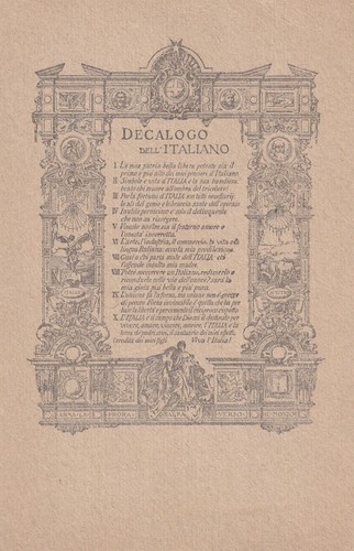 Cartolina firenze decalogo - firenze, ,decalogo