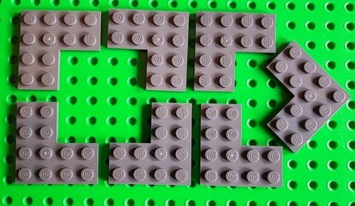 Lego piatti angolari - lego,