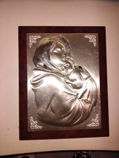 Quadro Madonna in argento