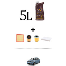 HOFFCAR Kit tagliando 4 FILTRI