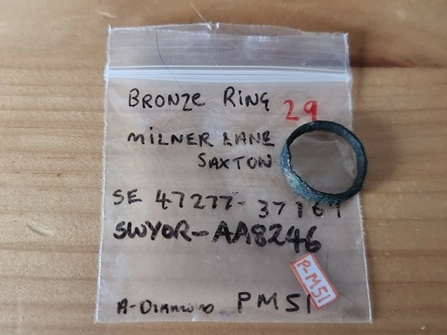 Anello dito medievale in - da,
