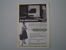 advertising Pubblicità 1959 MACCHINA PER CUCIRE SALMOIRAGHI 44