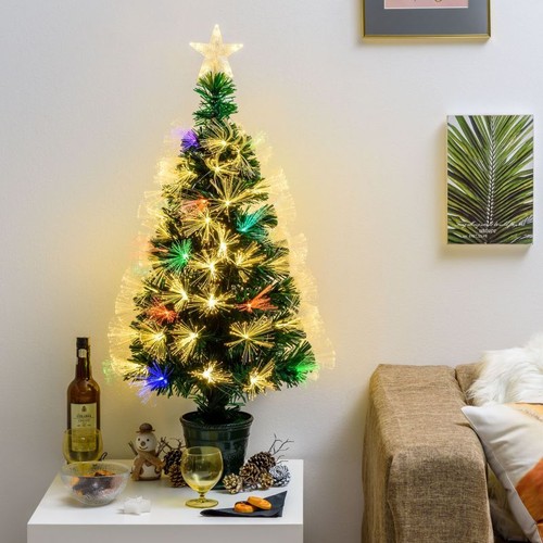 Albero fibra ottica multicolor - albero,