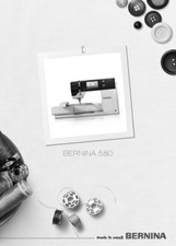 Bernina 580 Manuale Istruzioni