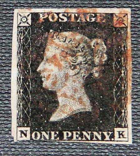 1840 penny nero - gb,