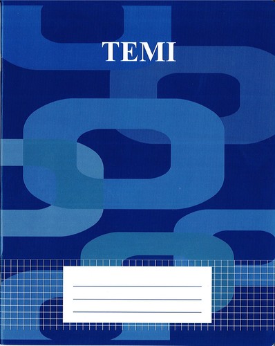 Quaderno pigna temi blu - blu, medio