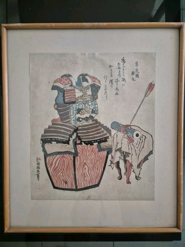 Surimono katsushika hokusai - surimono, di