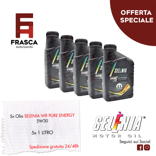 Litri olio motore selenia wr - litri,