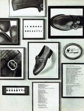 Publicité Advertising 420 1989  les chaussures Fratelli Rossetti 