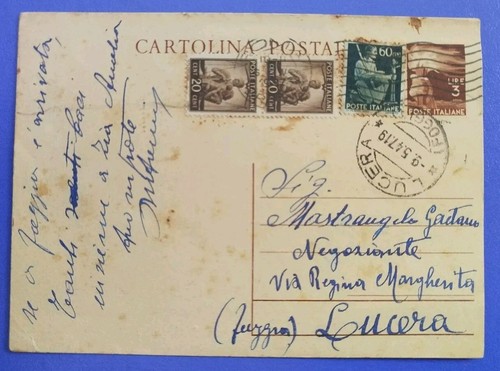 197 intero postale lire - , 3