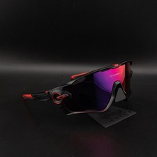Occhiali da sole Oakley Jaw Breaker Prizm montatura nero opaco / lenti rosse / JBBR